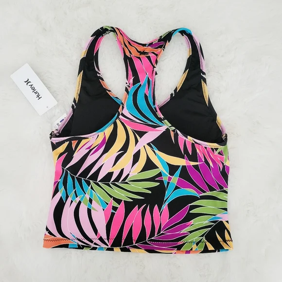 🐠HURLEY MAX TROPICS TANKINI TOP SIZE L - Picture 6 of 7